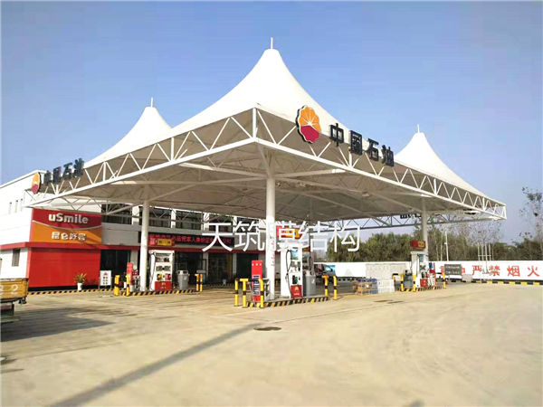 晉中加油站膜結構